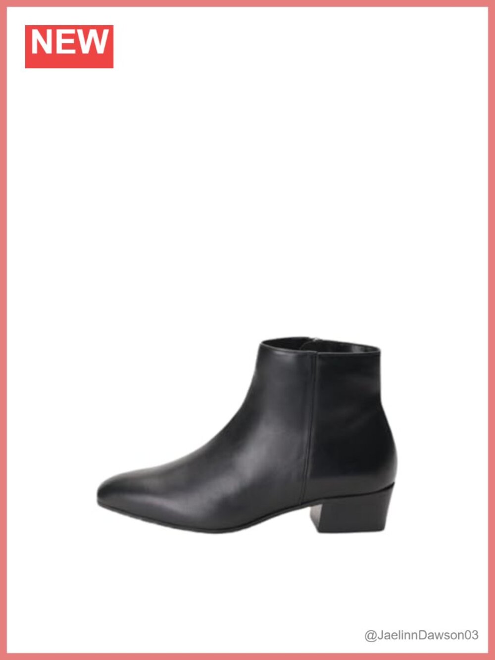 Aquatalia Leather Ankle Bootie Water Resistant Zip Closure Made in Italy